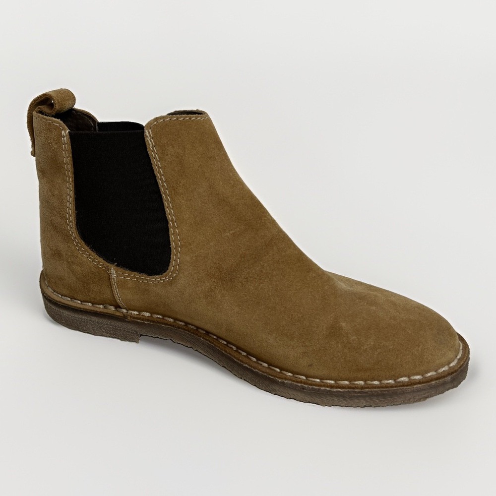 Sundance New Suede Chelsea Boots Size 7.5 Camel Tan
